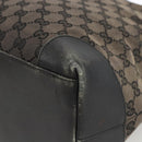 GUCCI GG Canvas Hand Bag Silver Navy 002 1121 1669 Auth ep13625-9