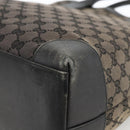 GUCCI GG Canvas Hand Bag Silver Navy 002 1121 1669 Auth ep13625-15