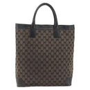 GUCCI GG Canvas Hand Bag Silver Navy 002 1121 1669 Auth ep13625-13