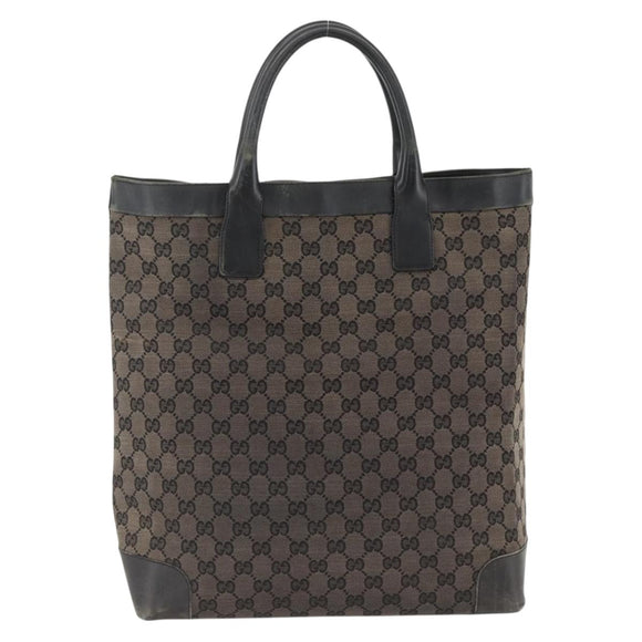 GUCCI GG Canvas Hand Bag Silver Navy 002 1121 1669 Auth ep13625