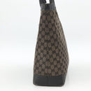 GUCCI GG Canvas Hand Bag Silver Navy 002 1121 1669 Auth ep13625-3