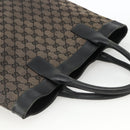 GUCCI GG Canvas Hand Bag Silver Navy 002 1121 1669 Auth ep13625-6
