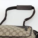 GUCCI GG Supreme Shoulder Bag PVC Beige Silver 114531 Auth ep13633-8