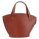 LOUIS VUITTON Epi Saint Jacques Hand Bag Brown M52263 LV Auth ep13637-1