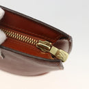 LOUIS VUITTON Epi Saint Jacques Hand Bag Brown M52263 LV Auth ep13637-10