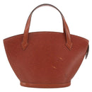 LOUIS VUITTON Epi Saint Jacques Hand Bag Brown M52263 LV Auth ep13637-13