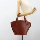 LOUIS VUITTON Epi Saint Jacques Hand Bag Brown M52263 LV Auth ep13637-21