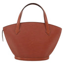 LOUIS VUITTON Epi Saint Jacques Hand Bag Brown M52263 LV Auth ep13637-2