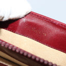 GUCCI Horsebit Shoulder Bag Leather Red Gold Auth ep13642-23