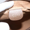 GUCCI GG Supreme Web Sherry Line Bag PVC Beige Gold 001 44 6655 Auth ep13643-18