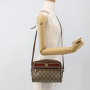 GUCCI GG Supreme Web Sherry Line Bag PVC Beige Gold 001 44 6655 Auth ep13643-21