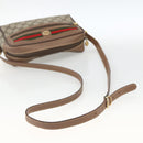 GUCCI GG Supreme Web Sherry Line Bag PVC Beige Gold 001 44 6655 Auth ep13643-7