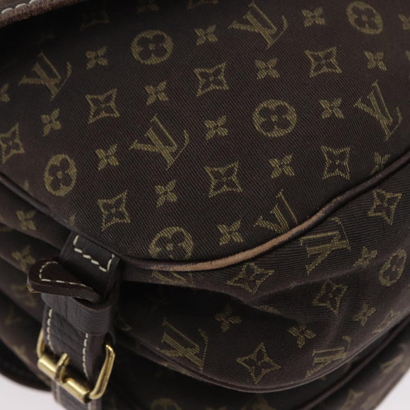 LOUIS VUITTON Monogram Idylle Saumur PM Shoulder Bag Brown M95227 Auth ep13645