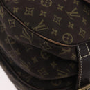 LOUIS VUITTON Monogram Idylle Saumur PM Shoulder Bag Brown M95227 Auth ep13645-14