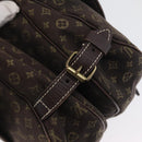 LOUIS VUITTON Monogram Idylle Saumur PM Shoulder Bag Brown M95227 Auth ep13645-18