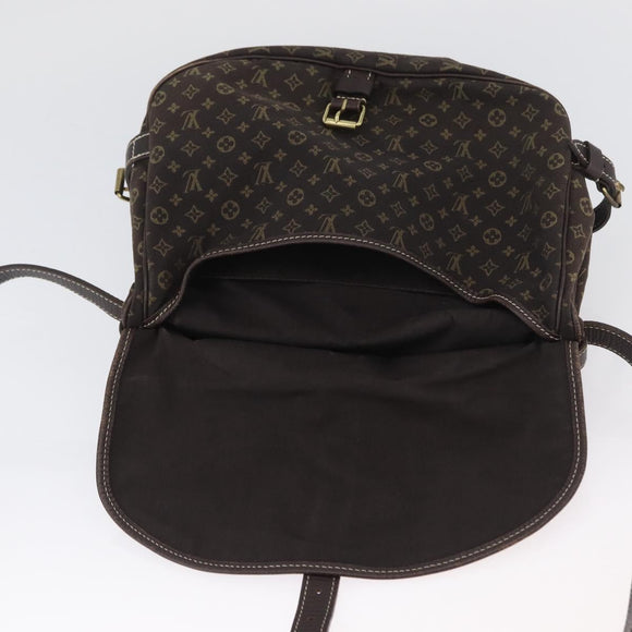 LOUIS VUITTON Monogram Idylle Saumur PM Shoulder Bag Brown M95227 Auth ep13645