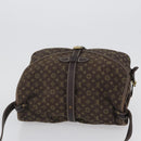 LOUIS VUITTON Monogram Idylle Saumur PM Shoulder Bag Brown M95227 Auth ep13645-6