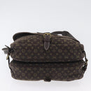 LOUIS VUITTON Monogram Idylle Saumur PM Shoulder Bag Brown M95227 Auth ep13645-5