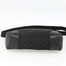 GUCCI GG Canvas Shoulder Bag Black Silver 114273 Auth ep13647-5