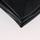 GUCCI Shoulder Bag Patent leather Black Gold Auth ep13648-12