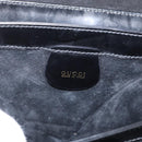 GUCCI Shoulder Bag Patent leather Black Gold Auth ep13648-18