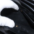GUCCI Shoulder Bag Patent leather Black Gold Auth ep13648-23