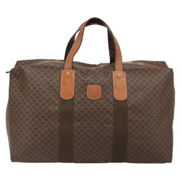 CELINE Macadam Canvas Tote Bag PVC Leather Brown Auth ep13651 - 0