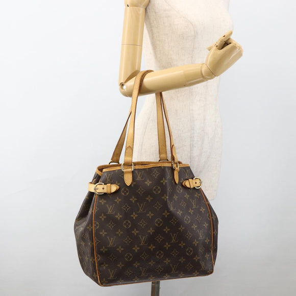 LOUIS VUITTON Monogram Batignolles Horizontal Tote Bag M51154 LV Auth ep13653
