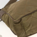 PRADA Shoulder Bag Nylon Brown Silver Auth ep13655-16