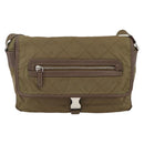 PRADA Shoulder Bag Nylon Brown Silver Auth ep13655-13