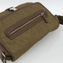 PRADA Shoulder Bag Nylon Brown Silver Auth ep13655-6