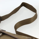 PRADA Shoulder Bag Nylon Brown Silver Auth ep13655-8