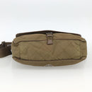 PRADA Shoulder Bag Nylon Brown Silver Auth ep13655-5