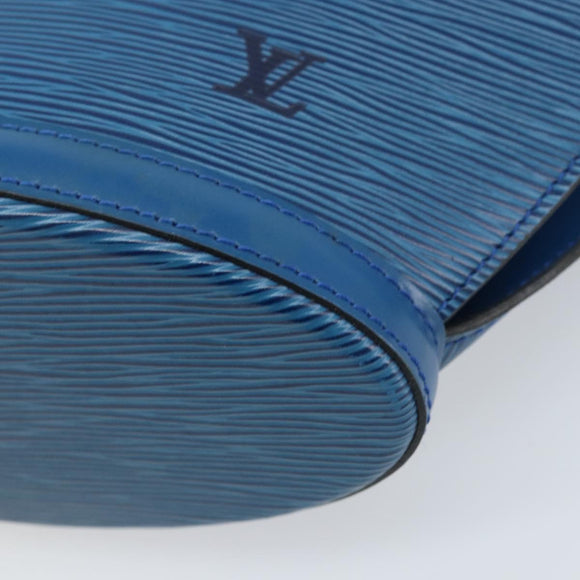 LOUIS VUITTON Epi Saint Jacques Shoulder Bag Blue M52275 LV Auth ep13657