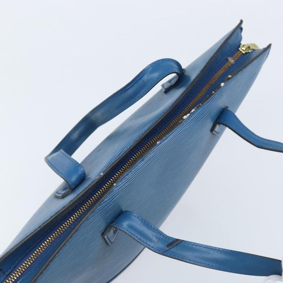 LOUIS VUITTON Epi Saint Jacques Shoulder Bag Blue M52275 LV Auth ep13657