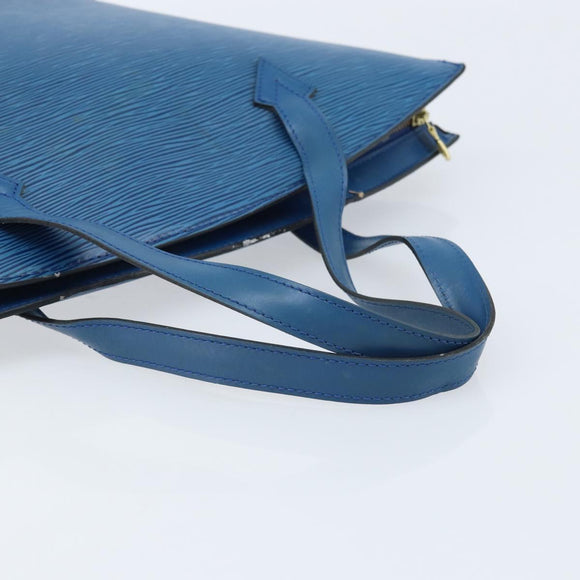 LOUIS VUITTON Epi Saint Jacques Shoulder Bag Blue M52275 LV Auth ep13657