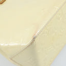 LOUIS VUITTON Monogram Vernis Reade PM Hand Bag Perle M91336 LV Auth ep13659-16
