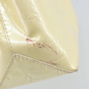 LOUIS VUITTON Monogram Vernis Reade PM Hand Bag Perle M91336 LV Auth ep13659-10