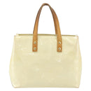 LOUIS VUITTON Monogram Vernis Reade PM Hand Bag Perle M91336 LV Auth ep13659-2