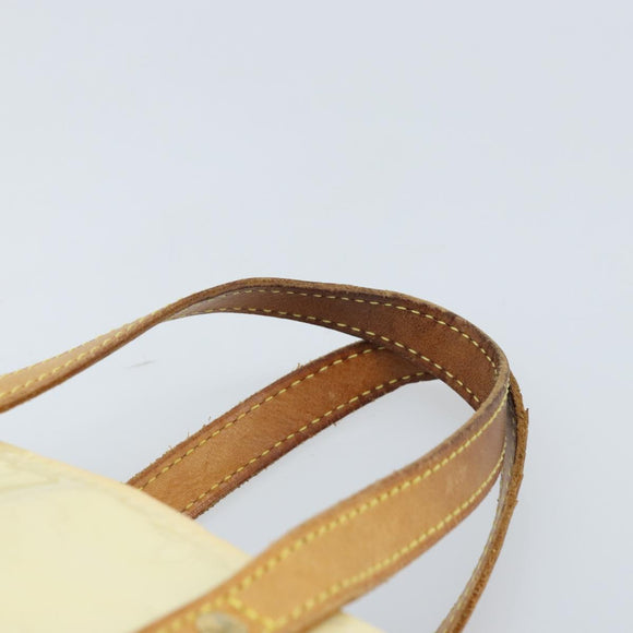 LOUIS VUITTON Monogram Vernis Reade PM Hand Bag Perle M91336 LV Auth ep13659