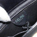 CELINE Gancini Shoulder Bag Leather Black Gold Auth ep13660-19