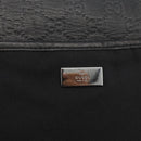 GUCCI Guccissima Shoulder Bag Canvas Black Silver 161822 Auth ep13661-14