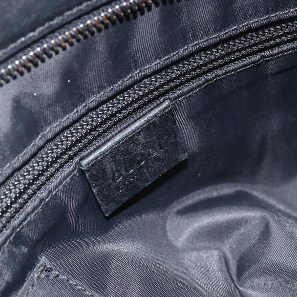GUCCI Guccissima Shoulder Bag Canvas Black Silver 161822 Auth ep13661