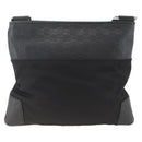 GUCCI Guccissima Shoulder Bag Canvas Black Silver 161822 Auth ep13661-3