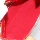 LOUIS VUITTON Monogram Vernis Reade PM Handtas Rood Rouge M91088 LV Auth ep13664-11