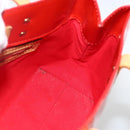 LOUIS VUITTON Monogram Vernis Reade PM Handtas Rood Rouge M91088 LV Auth ep13664-17