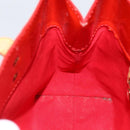 LOUIS VUITTON Monogram Vernis Reade PM Handtas Rood Rouge M91088 LV Auth ep13664-18