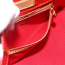 LOUIS VUITTON Monogram Vernis Reade PM Handtas Rood Rouge M91088 LV Auth ep13664-20