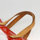 LOUIS VUITTON Monogram Vernis Reade PM Handtas Rood Rouge M91088 LV Auth ep13664-8