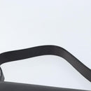 CELINE Horse Carriage Shoulder Bag Leather Black Gold Auth ep13665-8